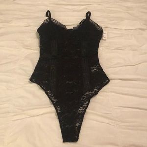 Lace body suit